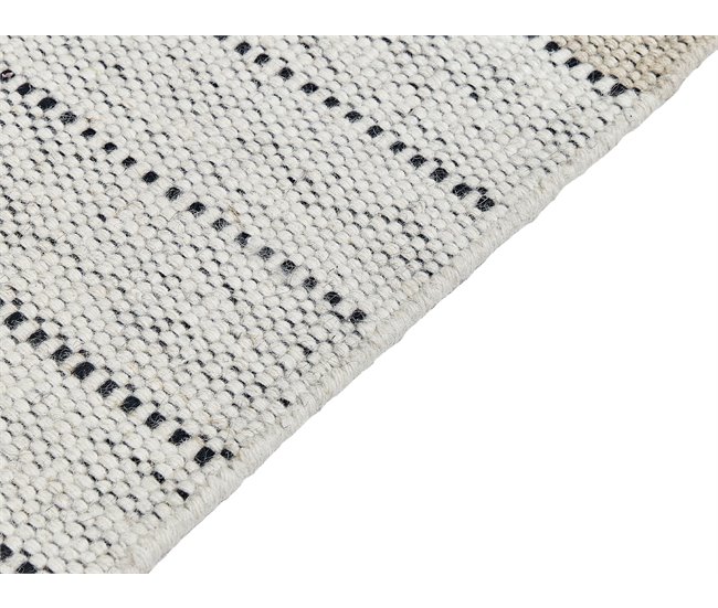 Beliani Entrelaçado YAZLIK 140x200 Bege