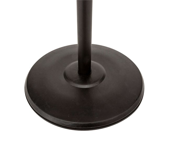 Cabide de pé para corredor com 11 ganchos de metal moderno estilo industrial Preto