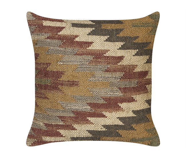 Beliani Almofada decorativa DEEPOR Multicor