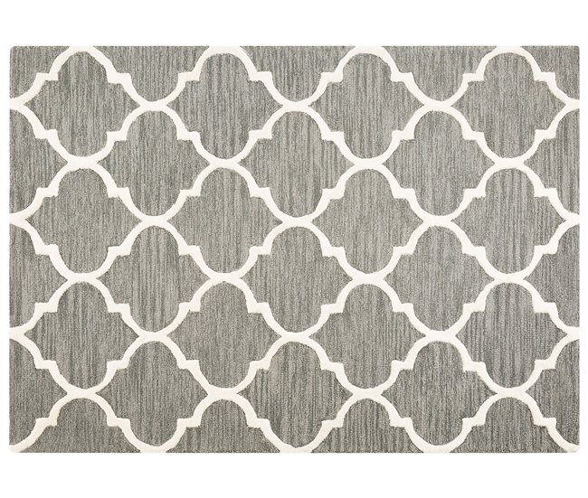 Beliani Pelos curtos YALOVA 160x230 Cinza