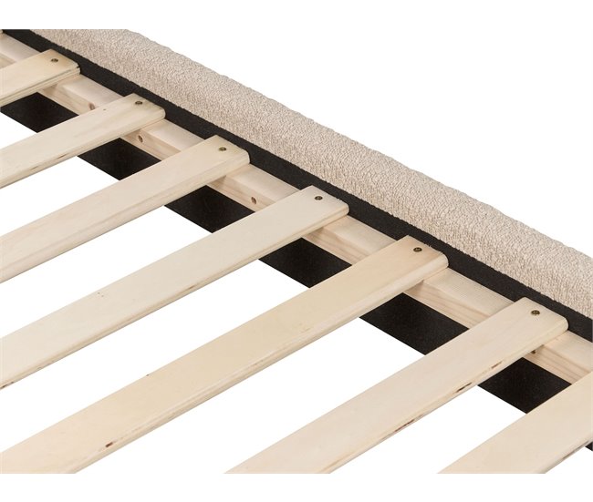 Beliani Cama Bouclé MARGUT 172x214 Bege