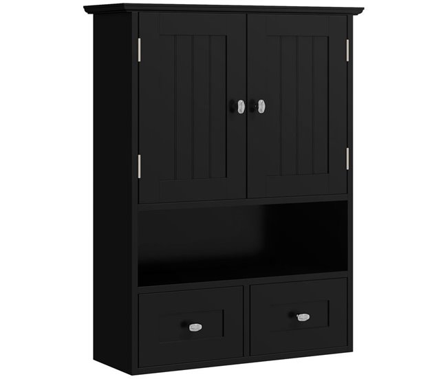 Armário Casa de Banho MDF kleankin, casa - casa de banho Preto