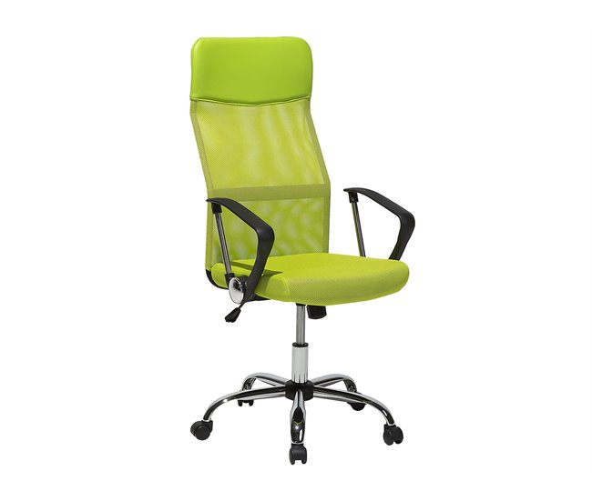 Beliani Cadeira de escritório DESIGN Verde