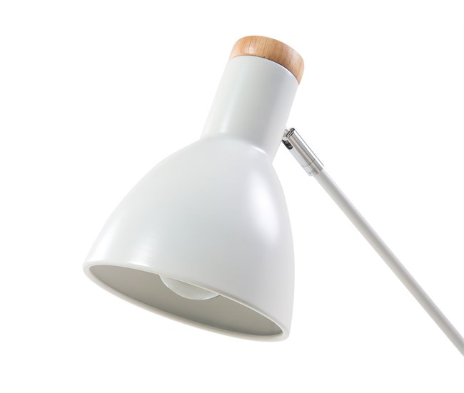 Beliani Iluminação para escritório PECKOS Branco