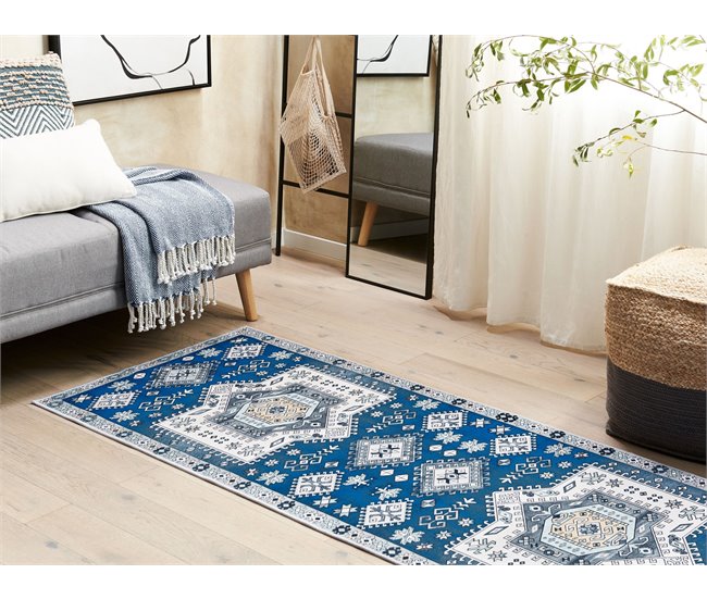 Beliani Pelos curtos PARVAKADLI 70x200 Azul