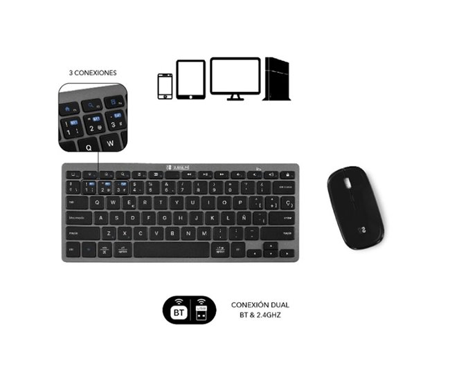 Teclado SUBKBC-OCO020 Cinza