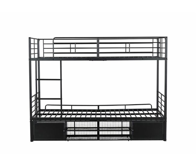 Beliche individual com prateleira aberta