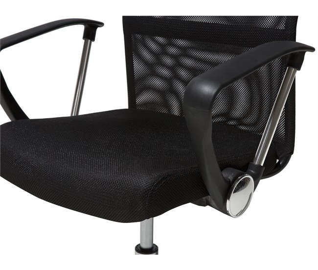 Beliani Cadeira de escritório DESIGN Preto