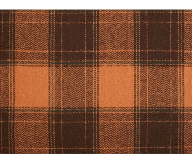 Beliani Almofada decorativa BARJA 70x40 Laranja