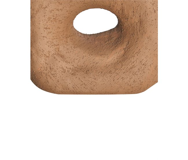 Beliani Jarro de flores UARU Castanho