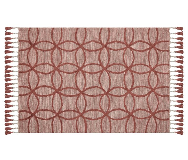 Beliani Pelos curtos KIRSEHIR 140x200 Vermelho