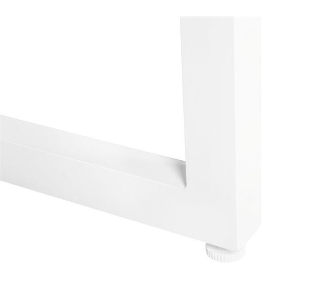 Beliani Mesa de jardim BACOLI Branco/ Bege