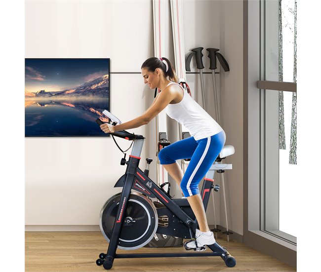 Bicicleta Estática Aço HOMCOM Preto