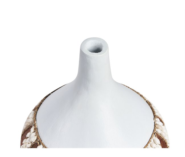 Beliani Jarro decorativo SIMPANG Branco