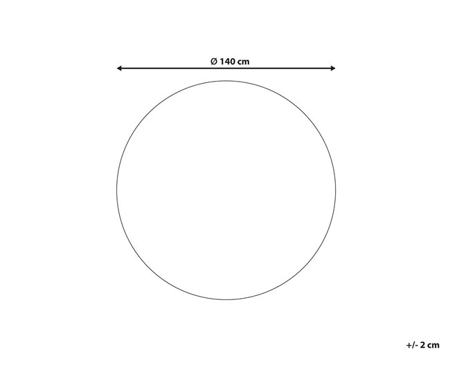 Beliani Pelos curtos ALPKOY 140x140 Castanho