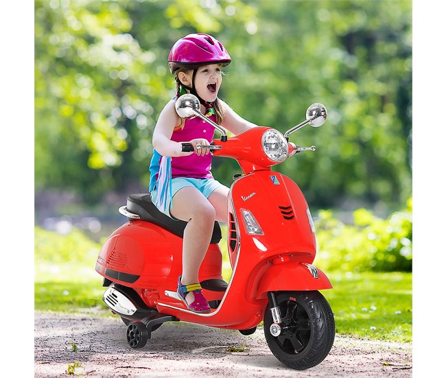 Mota Elétrica para Crianças Metal e PP HOMCOM Vermelho