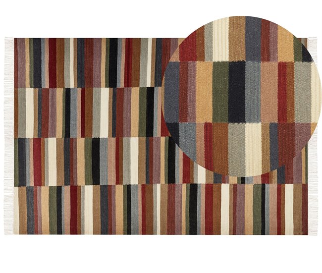 Beliani Entrelaçado MUSALER 200x300 Multicor