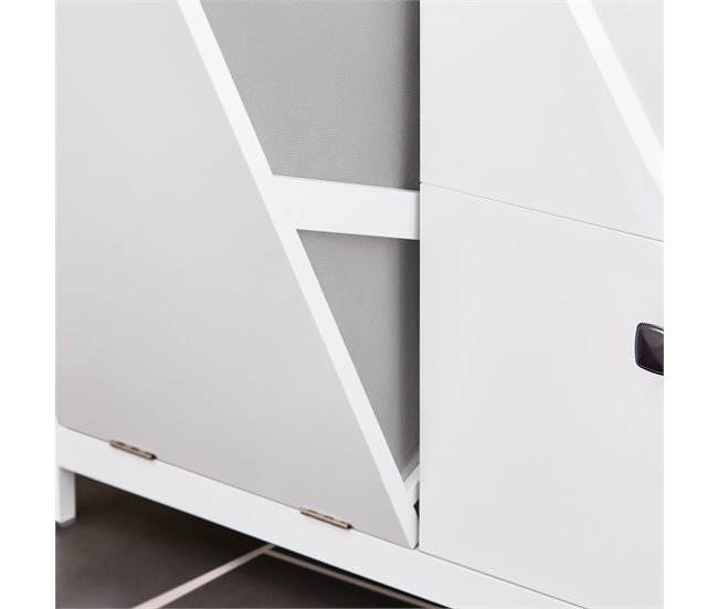 Armário de casa de banho BZR97 SoBuy PT 90 Branco