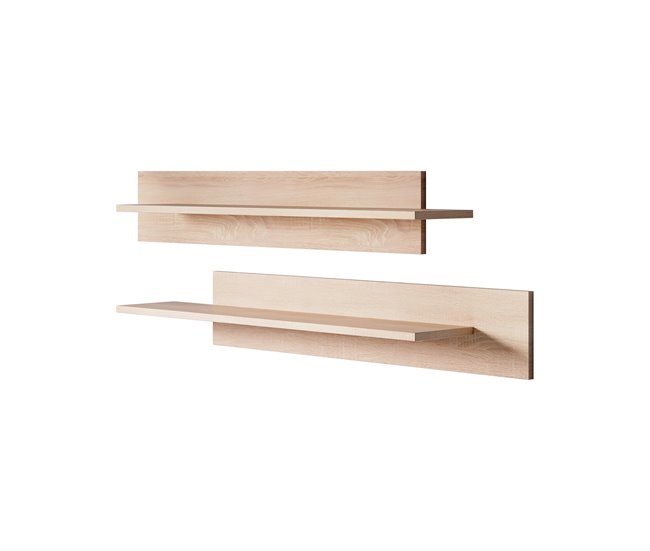 Conjunto 2 prateleiras sala de estar e jantar muebles bonitos 100