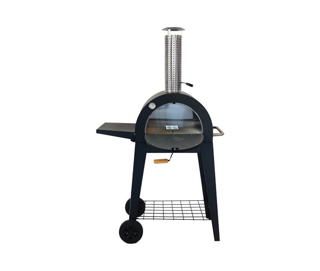 Forno de pizza a carvão para exterior - Giulia - Preto