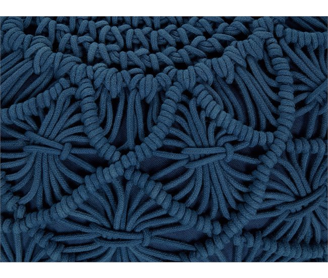 Beliani Pufe BERKANE Azul