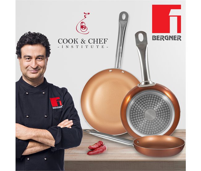 Bateria de cozinha 12 peças com jogo de patch Cromada