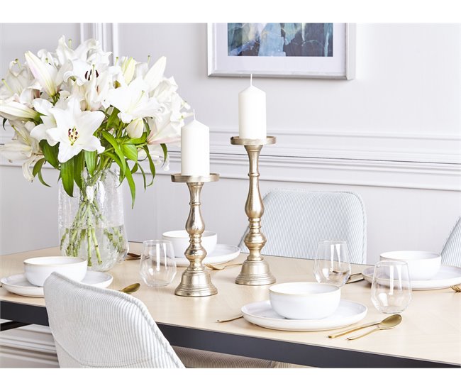 Beliani Candelabro CUBA Dourado