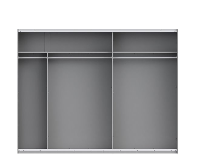 Roupeiro NEVADA portas deslizantes Branco