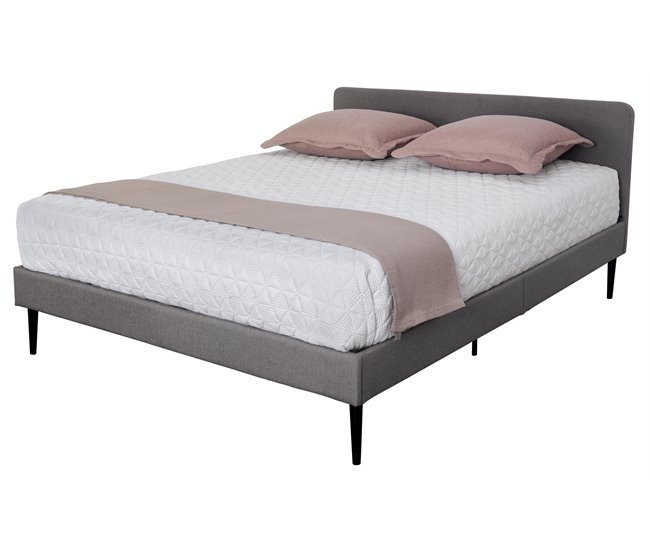 Cama STAR 150x190 cm cor cinza Cinza