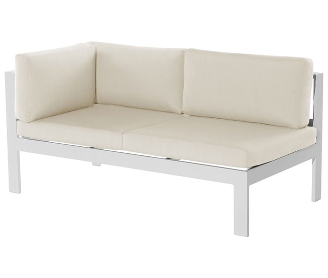 Beliani Conjunto lounge MESSINA Branco