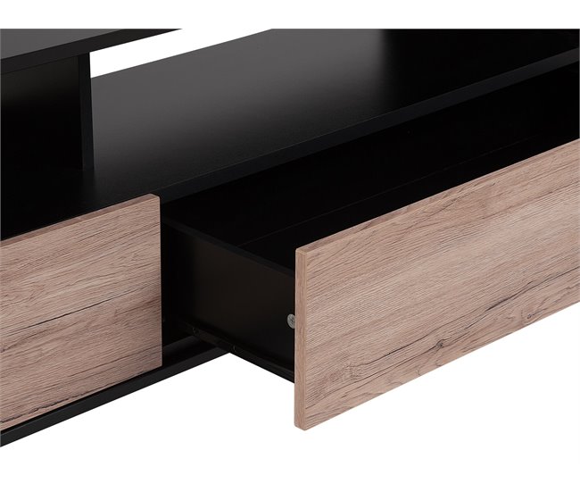 Beliani Mesa de TV SYDNEY 150 Preto