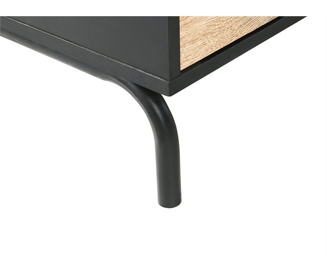 Beliani Mesa de TV ARKLEY 160 Preto