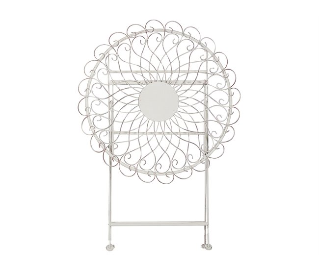 Beliani Mesa de jardim STIFFE Branco/ Bege