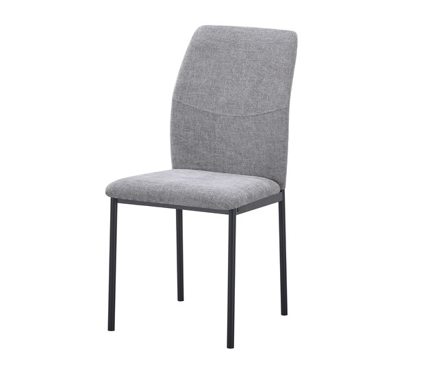 Conjunto de 4 cadeiras MARY cor cinza Cinza