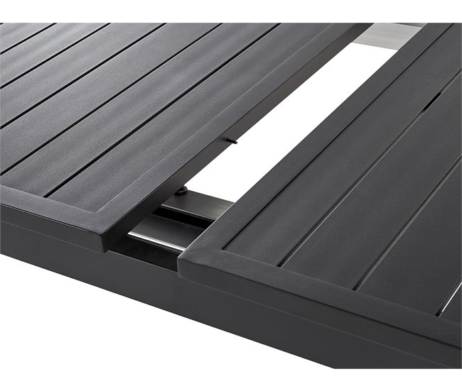 Beliani Mesa extensível VALCANETTO Preto