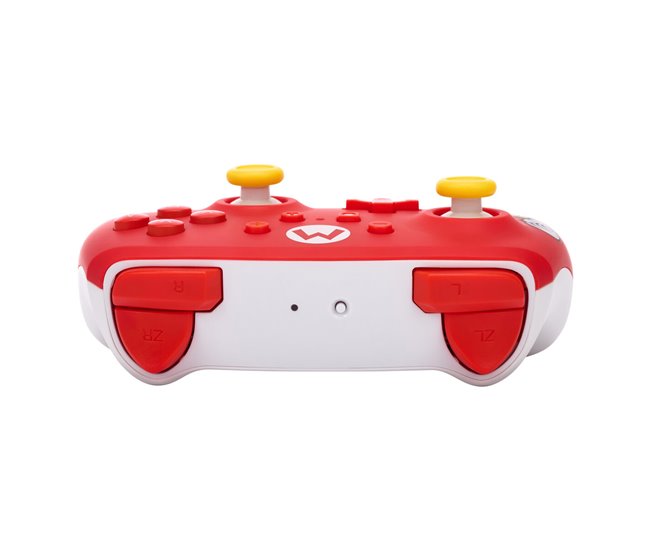 Controlo remoto sem fios para videojogos MARIO Vermelho