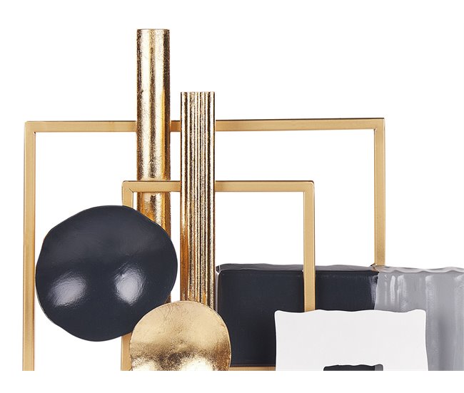 Beliani Acessório decorativo SULFUR Dourado