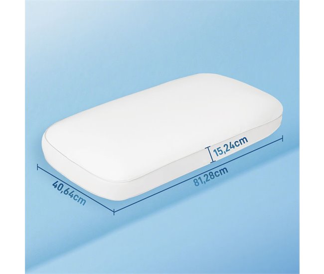 Almofada de Viscoelástica Espuma de Viscoelástica HOMCOM Cru