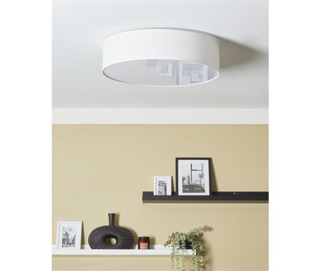 Beliani Iluminação de tecto MAGNO Branco