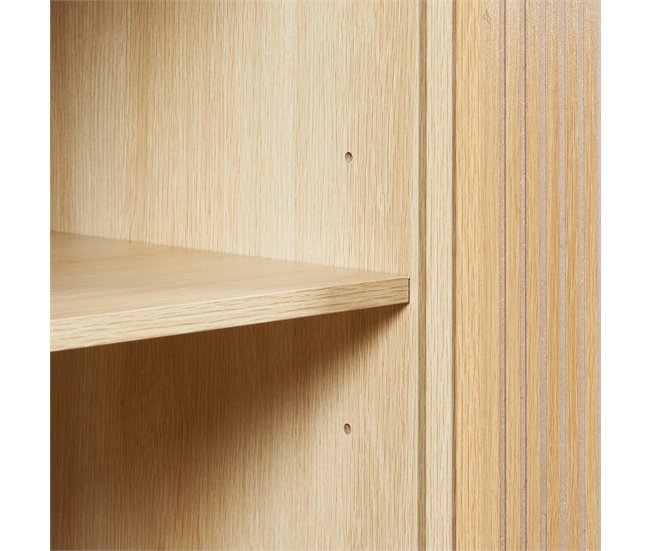 Aparador Landskrona com 2 portas [en.casa] Carvalho