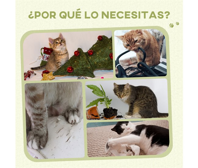 Arranhador para Gatos Aglomerado, Peluche e Sisal PawHut Cinza
