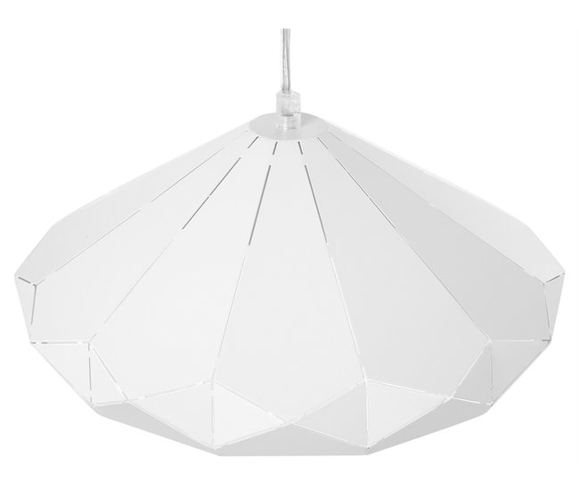 Beliani Candeeiro de tecto NEVOLA Branco
