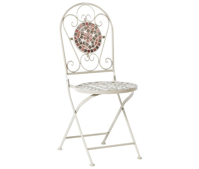 Beliani Cadeira de jardim SPELLO Branco