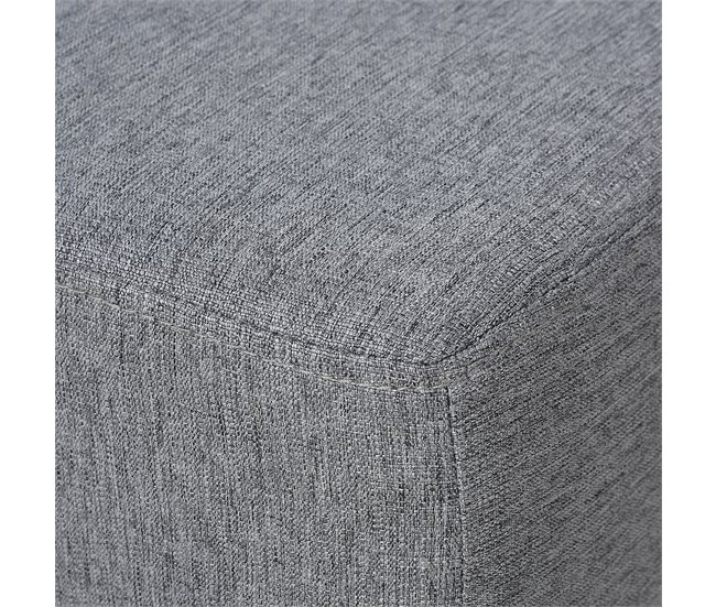 Apoio para os Pés Poliéster HOMCOM, casa - quarto Cinza