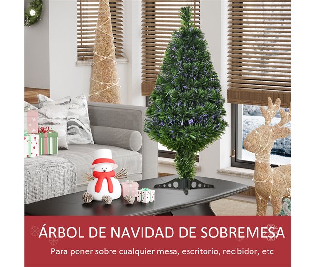 Árvore de Natal PVC e Plástico HOMCOM, casa - natal Verde