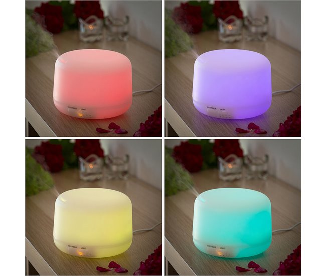 Humidificador Difusor de Aromas com LED Multicores Multicor