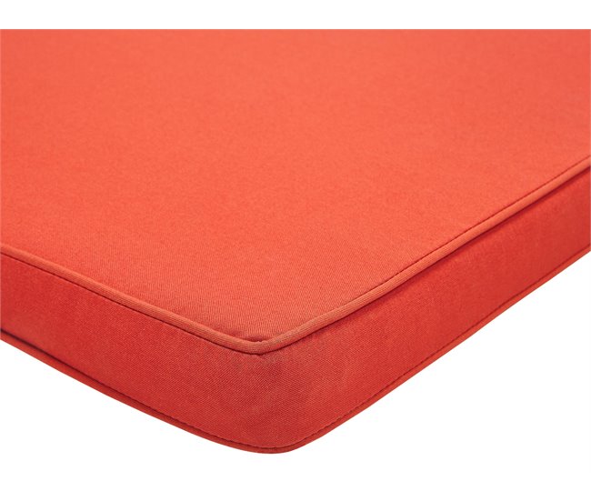 Beliani Almofada de assento para exterior VIVARA 152x54 Vermelho