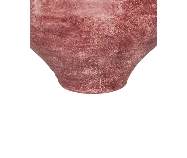 Beliani Jarro de flores SAURY Vermelho