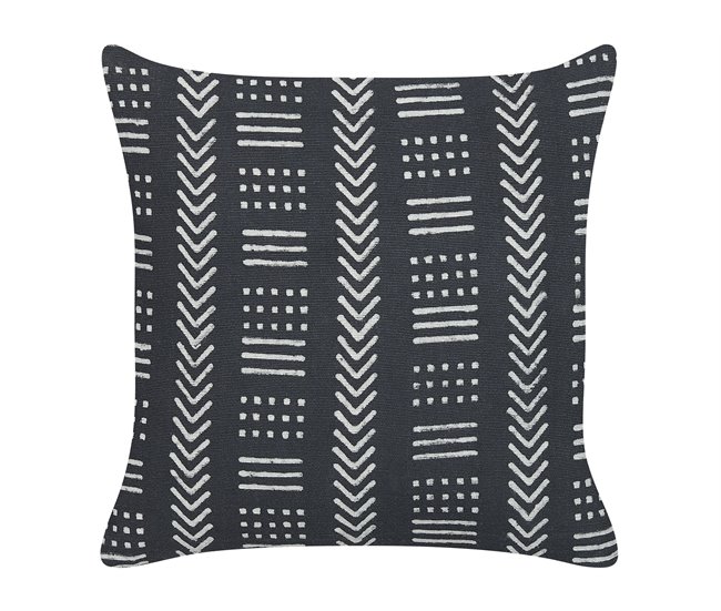 Beliani Almofada decorativa BENZOIN Branco/ Bege
