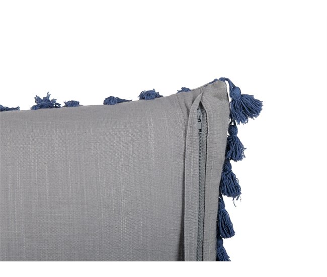 Beliani Almofada decorativa CARPINUS 45x45 Cinza